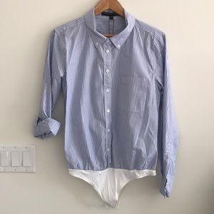 Veronica Beard blouse with bodysuit